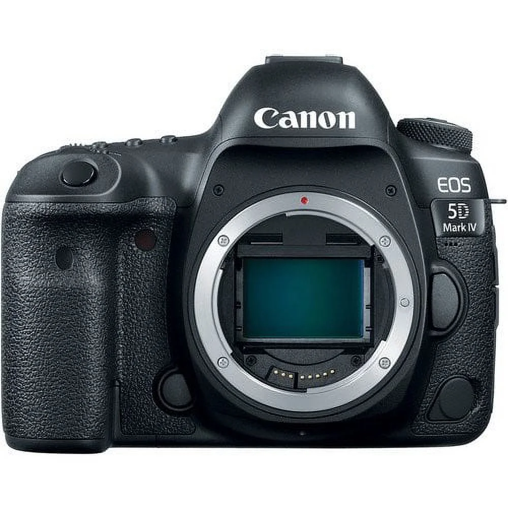 Canon EOS 5D Mark IV Full Frame Digital SLR Camera with EF 24-105mm f/4 L2 IS USM Lens + EF 75-300mm f/4-5.6 III + 500mm Telephoto Zoom + 2pc SanDisk