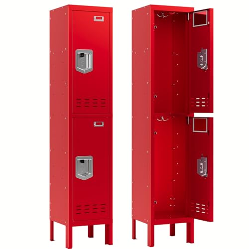 Metal Locker with 5 Doors,Lockers for Employees,66'' Steel Storage Locker for School,Gym, Office, Office,Garage