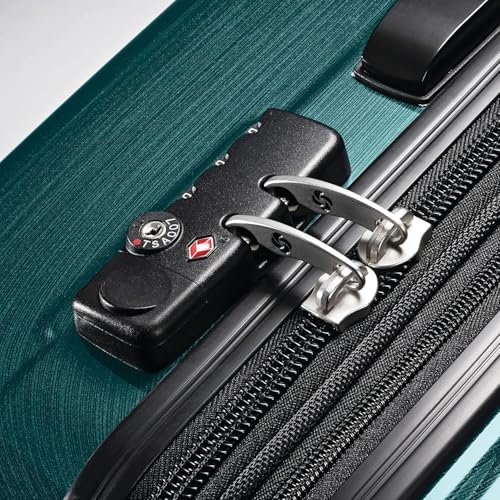 Samsonite Winfield 2 Hardside Expandable Luggage with Spinner Wheels, Brushed Anthracite, Checked-Large 28-Inch