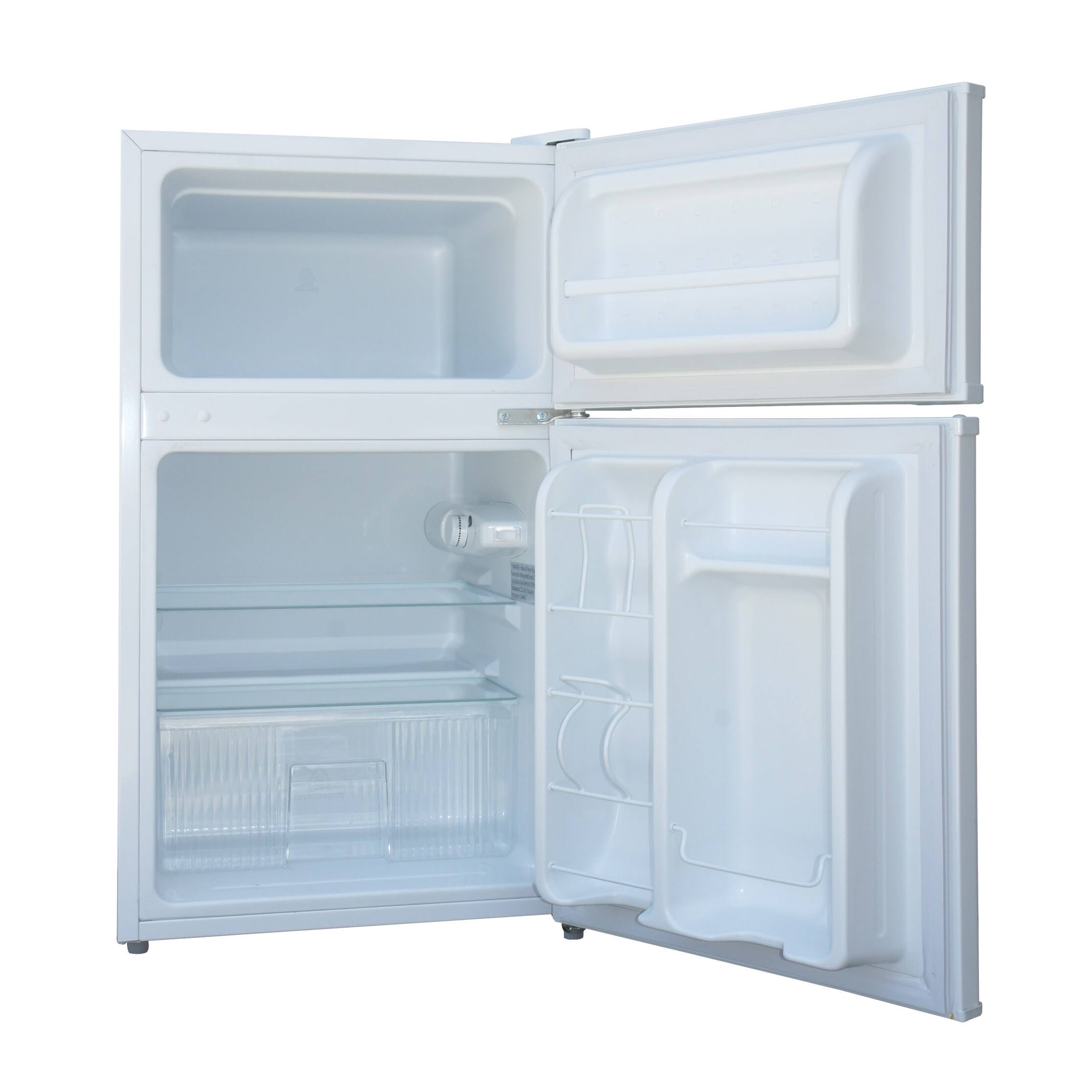 SPT RF-354W Double Door Refrigerator - 3.5 cu ft - White