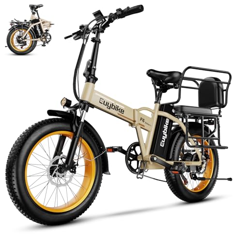 1000W Folding Electric Bike,48V 20AH Removable Battery E Bike,30+MPH,80 Miles Max Range Electric Bike for Adults,20" Fat Tire Foldable ebike