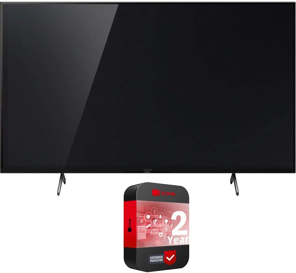 Sony XR65X90J 65-inch X90J 4K Ultra HD Full Array LED Smart TV (Renewed) Bundle with Premium 2 YR CPS Enhanced Protection Pack - Smart Home Appliances
