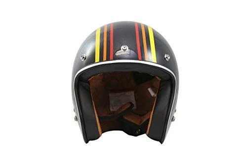 Torc Dot 3/4 Helmet Captain - Black
