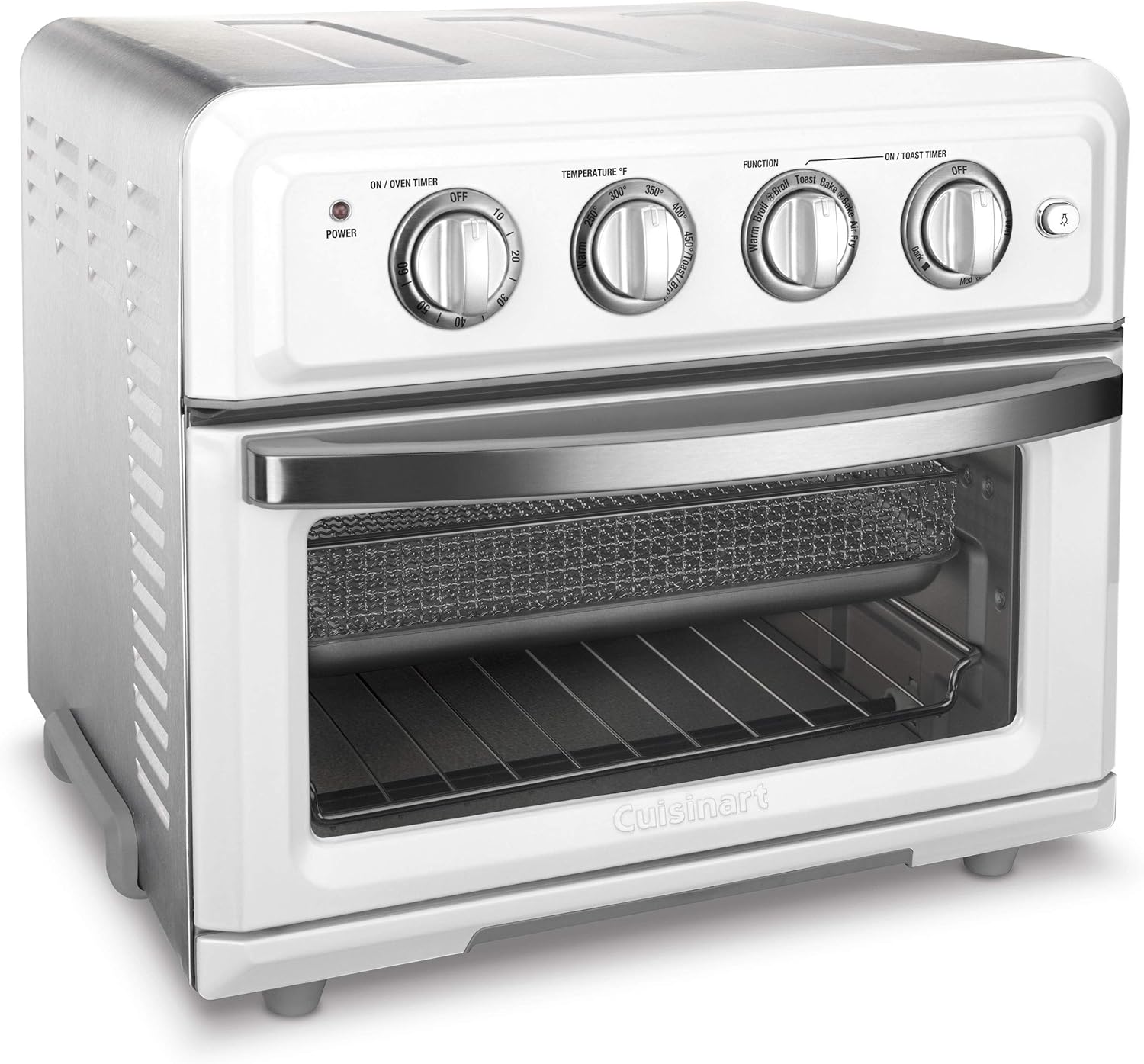 Cuisinart TOA-60W Convection AirFryer Toaster Oven, Premium 1800-Watt Motor with 7-in-1 Functions and Wide Temperature Range