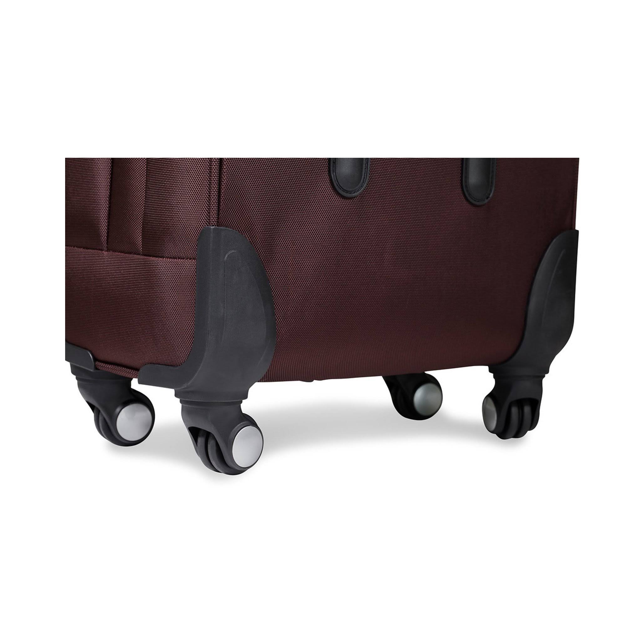 Andare Milan 24-Inch Expandable Spinner Upright Suitcase (Black)