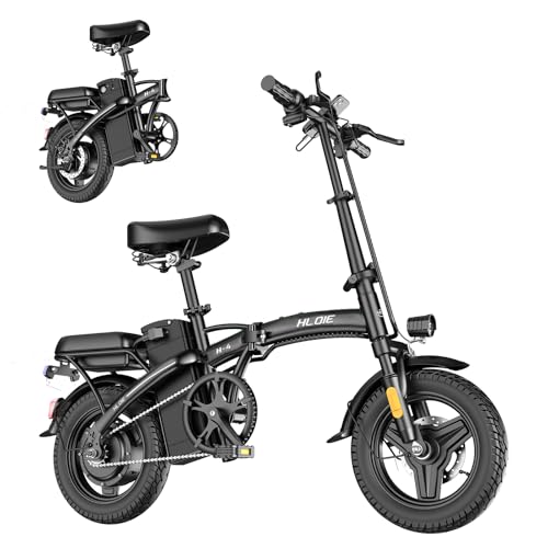 Folding Electric Bike for Adults, 400W (Peak 500W) Motor,23MPH Max Speed Foldable Electric Bicycles,14" Ebike
