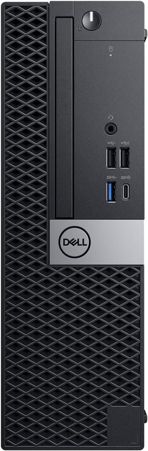 Dell Optiplex 5060 SFF Computer Desktop PC, Hexa Core i5 Processor Up to 4.1GHz, 32GB RAM, 1TB SSD, WiFi, Bluetooth 4.0, Dual 27 inch LED Monitors