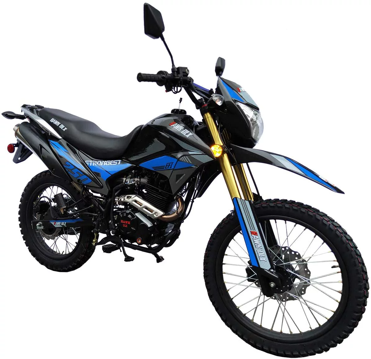 RPS Hawk DLX 250 EFI Fuel Injection 250cc Endure Dirt Bike Motorcycle Bike Enduro Hawk Deluxe Dirt Bike Bike Motorcycle for adults and youth