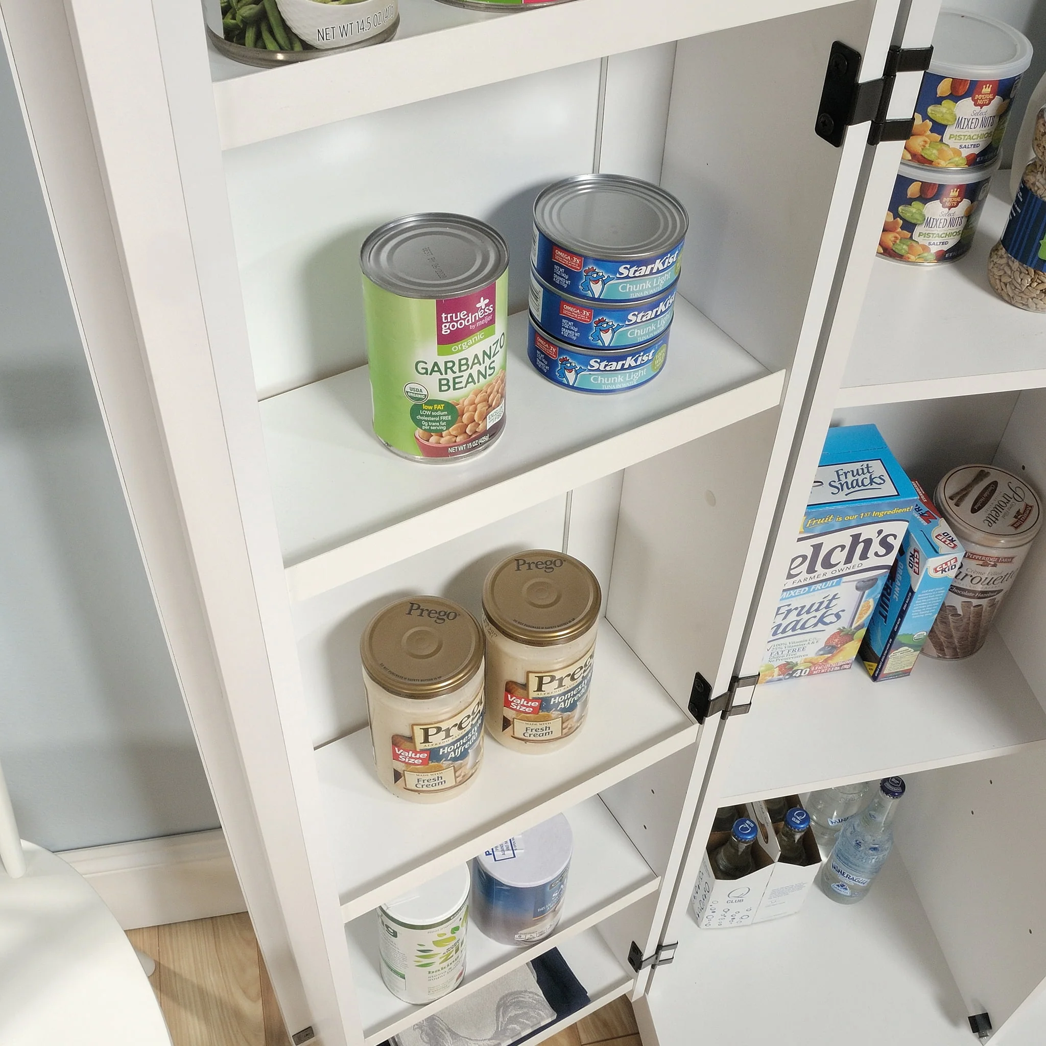 Sauder HomePlus Storage Cabinet, Soft White Finish