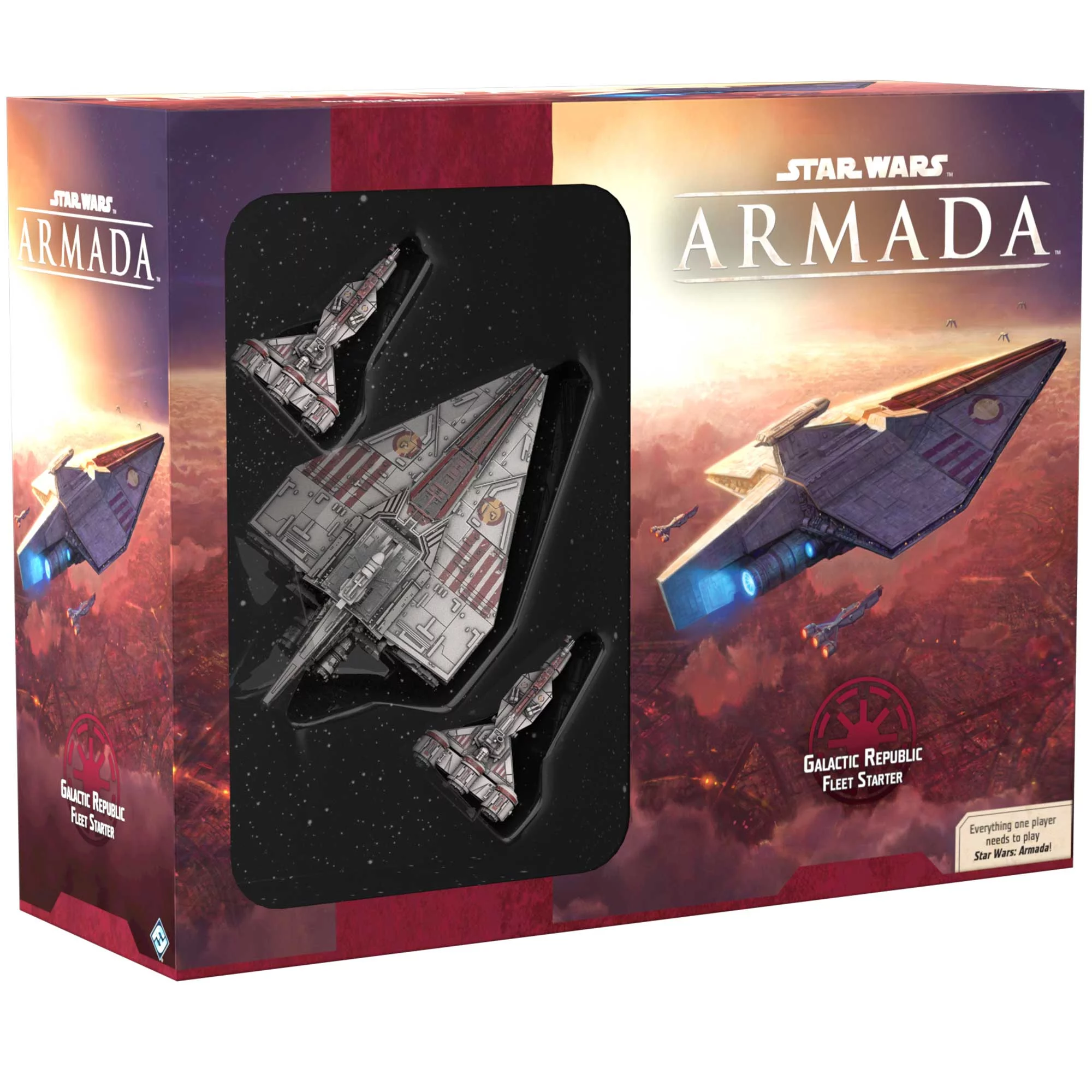 Atomic Mass Games FFG Star Wars Armada: Galactic Republic Fleet Starter, SWM34 - Radiant Selections