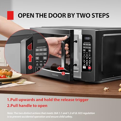 TOSHIBA EM131A5C-BS Countertop Microwave Ovens 1.2 Cu Ft