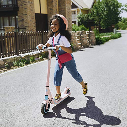 Segway Ninebot eKickScooter - Electric Scooter for Kids 6-14, w/t Adjustable Handlebar Height (Only C2 Pro) for Riders up to 132 lbs