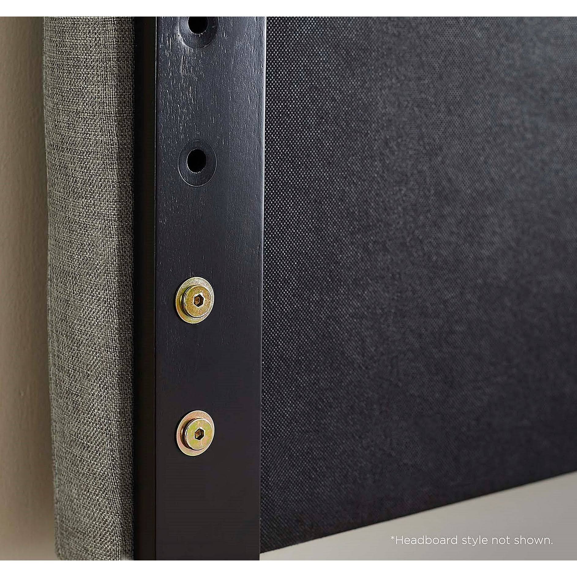 Ramona Modern Queen Size Grey Wooden Headboard