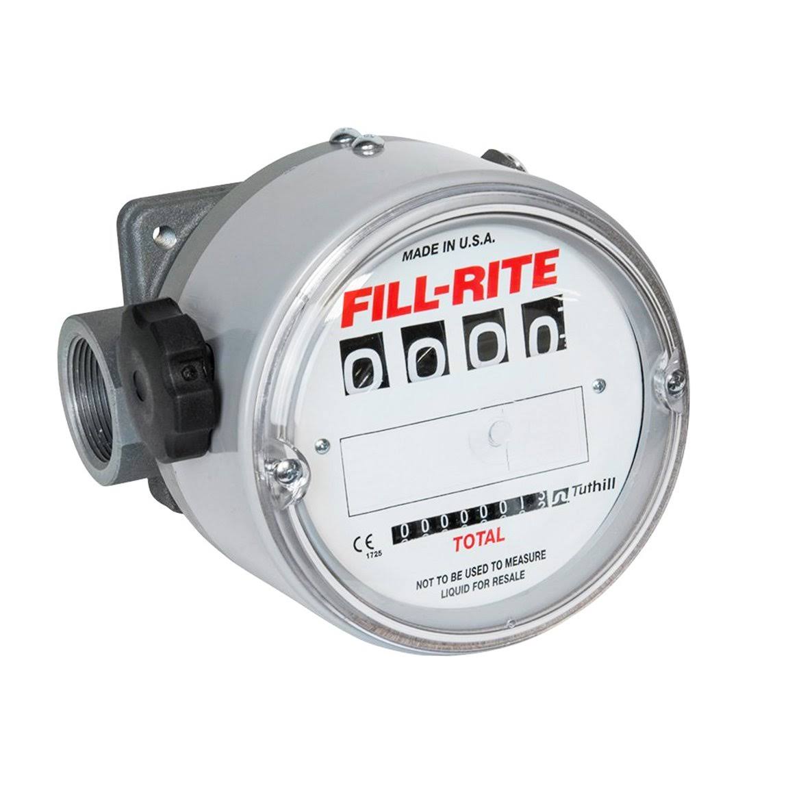 Fill-Rite TN860AN1CAB2LAC 23 - 230 LPM 1-1/2-Meter NPT Thread Resettable Meter