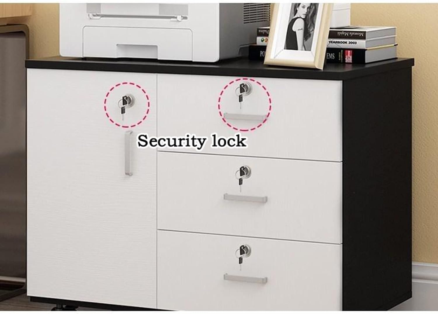 Printer Stand Shelf Print Stand Rack Floor Copy Desk File Cabinet Place Storage Cabinet Place Office Printer Shelf Workbench Desktop Stand for