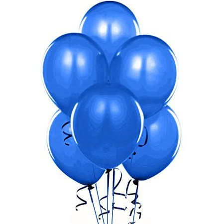 Pmu Balloons 24 inch PartyTex Premium Sapphire Blue Latex Pkg/50
