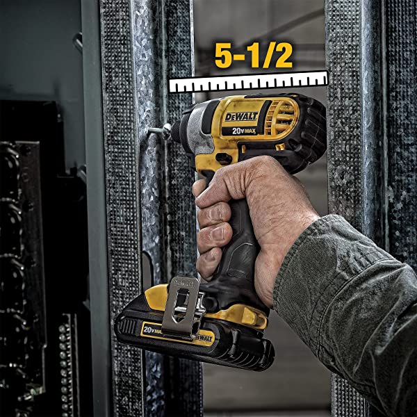 DEWALT 20V Max Cordless Drill Combo Kit, 2-Tool (DCK240C2),Yellow/Black Drill Driver/Impact Combo Kit 20V Combo Kit