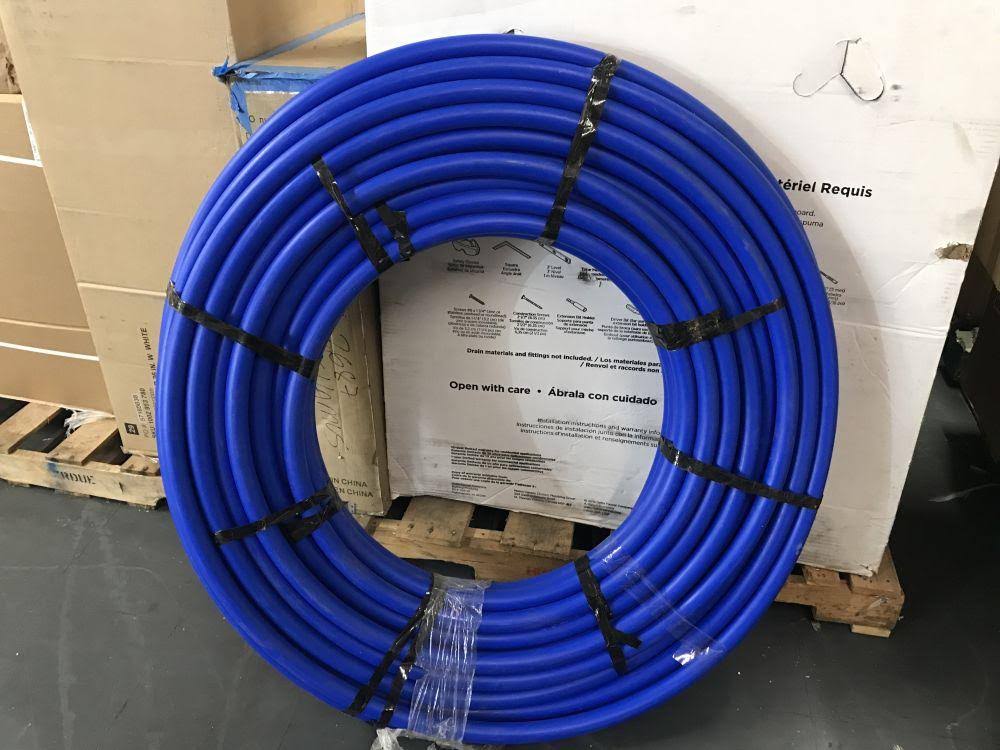 Advanced Drainage Systems 1-1/4 in. x 200 ft. CTS 250 PSI NSF Poly Pipe in Blue