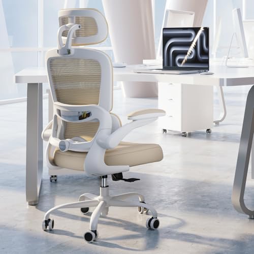 TRALT Office Chair Ergonomic Desk Chair, 330 LBS Home Mesh Office Desk Chairs with Wheels, Comfortable Gaming Chair