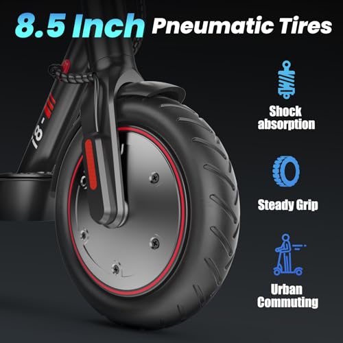 iScooter Electric Scooter for Adults & Teens, 25/19/18 Miles Long Range, 21/20/19 Mph Top Speed, 500W Peak Motor