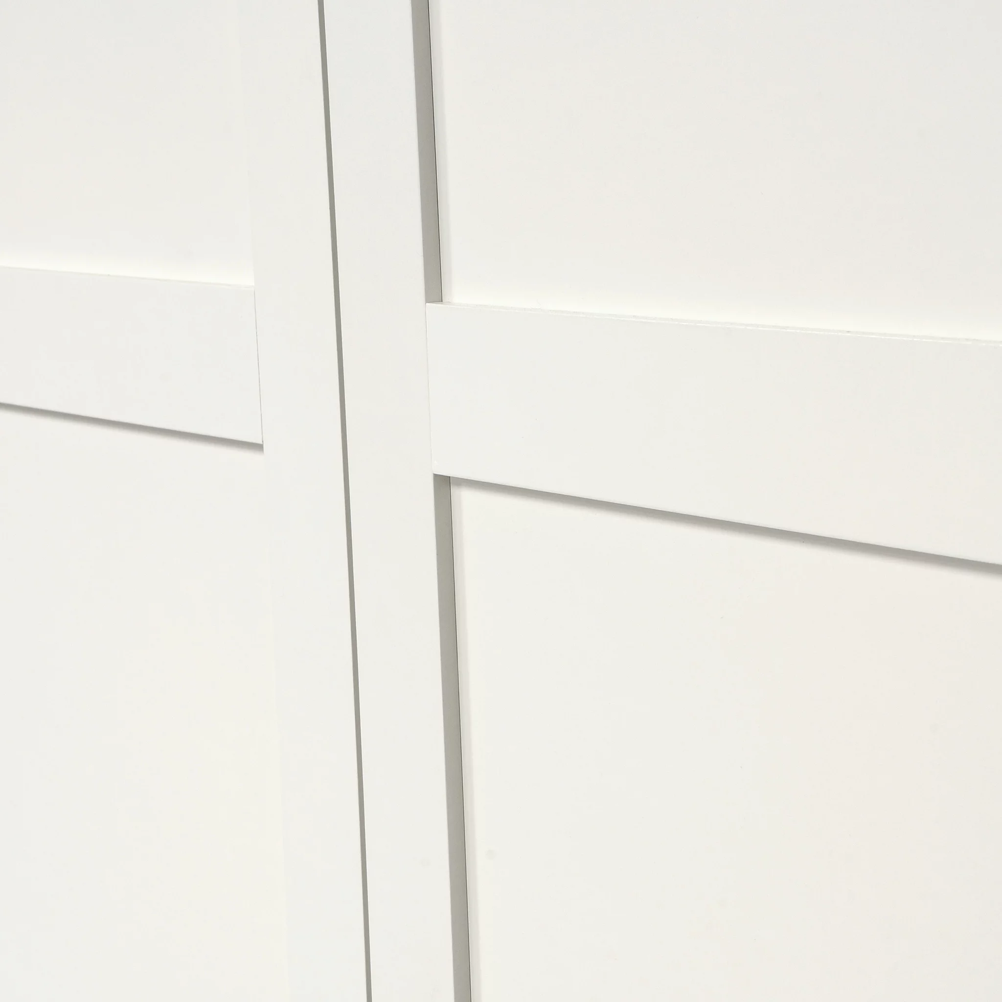 Sauder HomePlus 69" Tall 4-Shelf Wood Storage Cabinet, White Finish