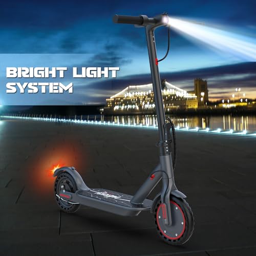 Electric Scooter for Kids 10+, 350W Motor, Max 12Miles Long Range, 19 MPH Max Speed, 8.5" Solid Tire