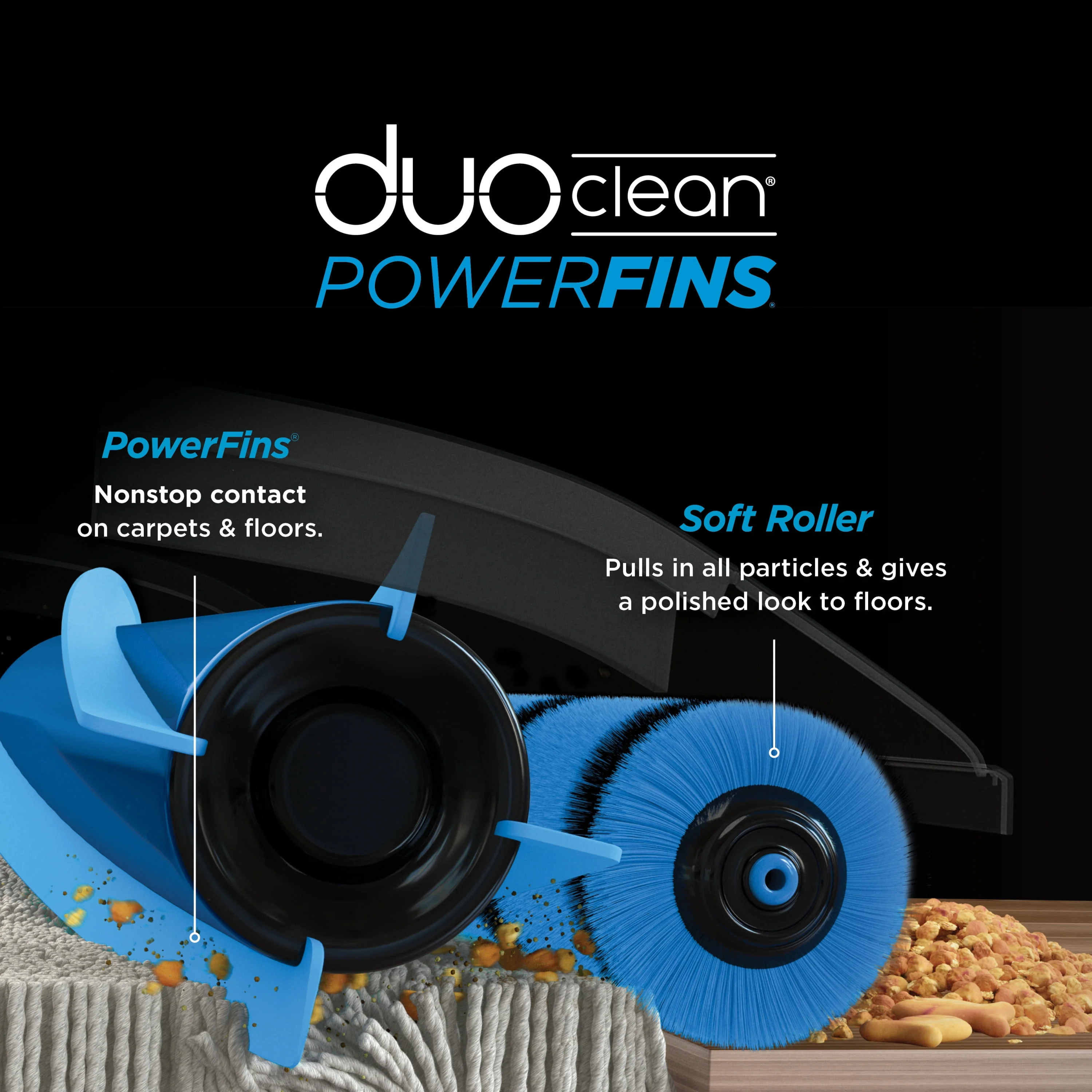 The Shark® Vertex® Speed Upright Vacuum with DuoClean® PowerFins Powered Lift-away® and Self-Cleaning Brushroll, AZ1810