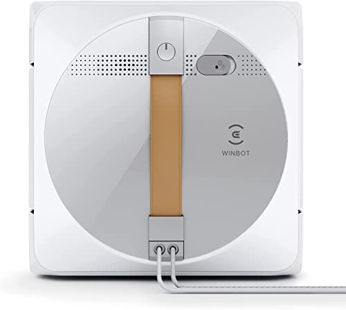 ECOVACS Winbot W1 Pro Window Cleaning Robot, Intelligent Cleaning with Dual Cross Water Spray Technology, Win SLAM 3.0 Path Planning