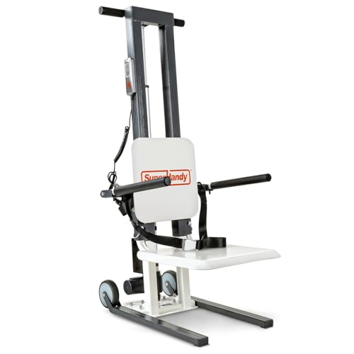 SuperHandy GoRise Electric Floor to Stand Lift – 500 Lbs Capacity, Standing Assistance, Portable, Adjustable, Ergonomic, Easy Storage