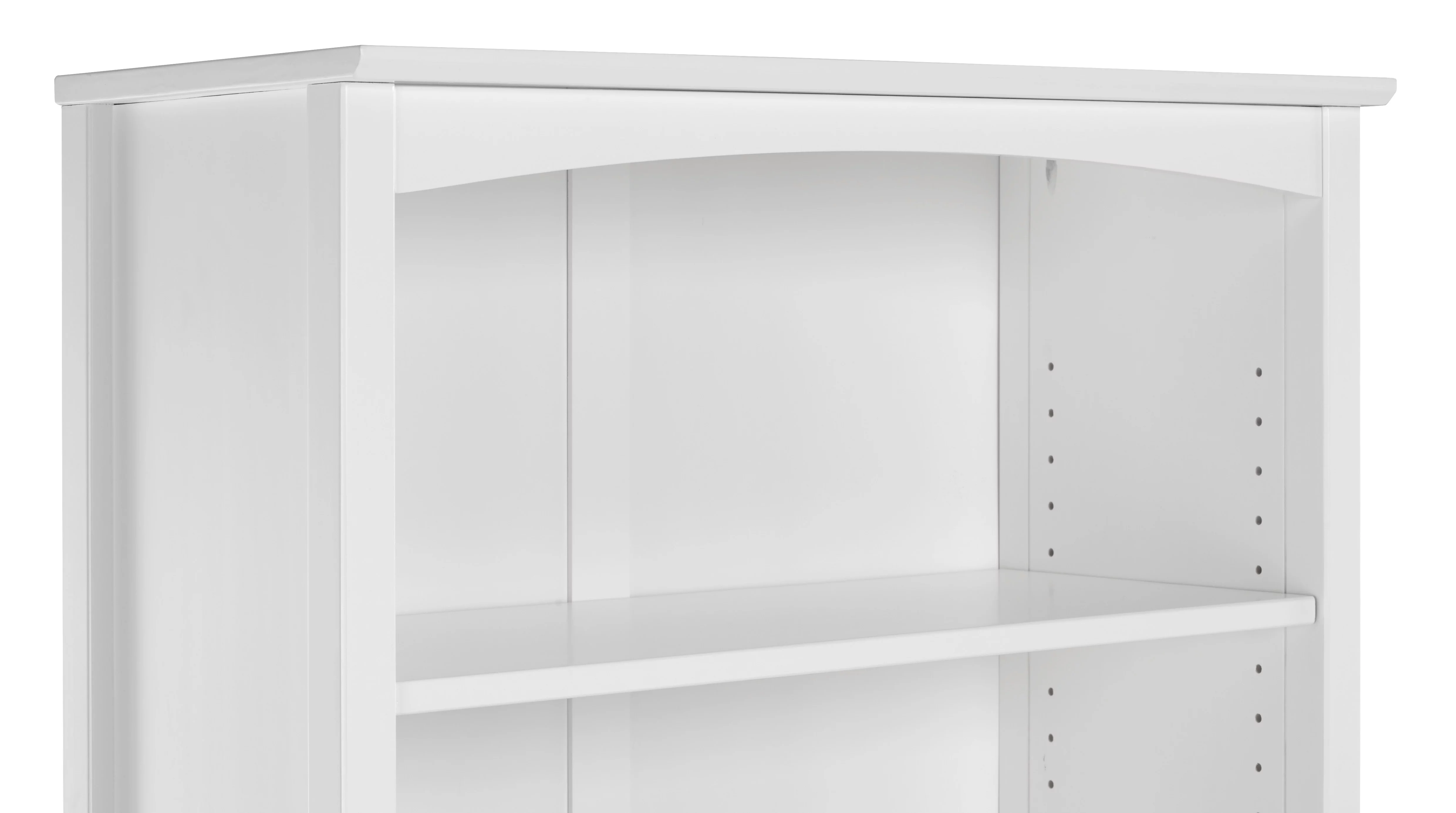 Shaker Style Bookcase - 36"H - White Finish