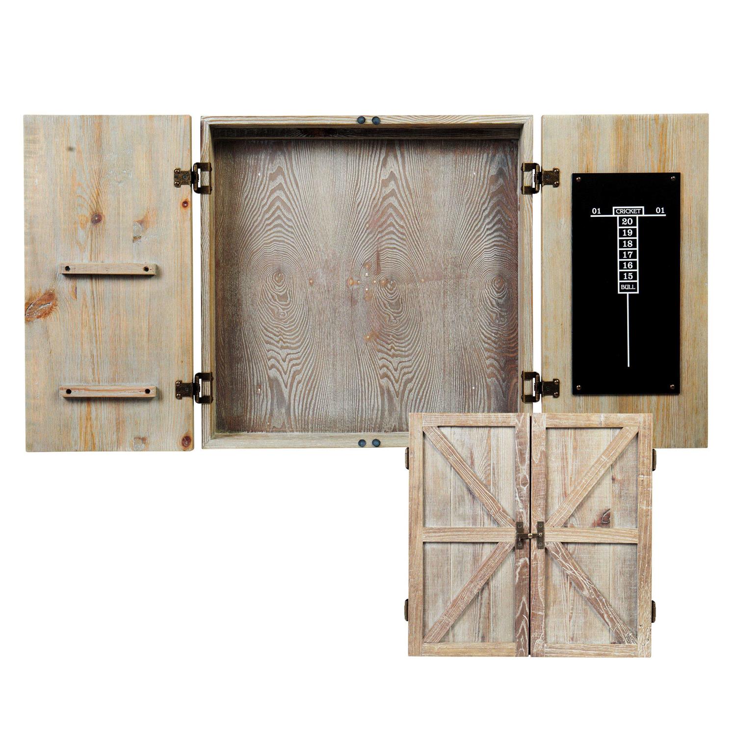 American Legend Barnwood Dartboard Cabinet AL6000W - Sports Supplies Online Store