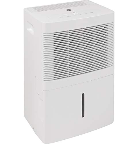 GE Energy Star Portable Dehumidifier 35 Pint, Perfect for Bedroom, Basement & Garage or Rooms up to 3000 Sq Ft, Ideal for High Humidity Areas