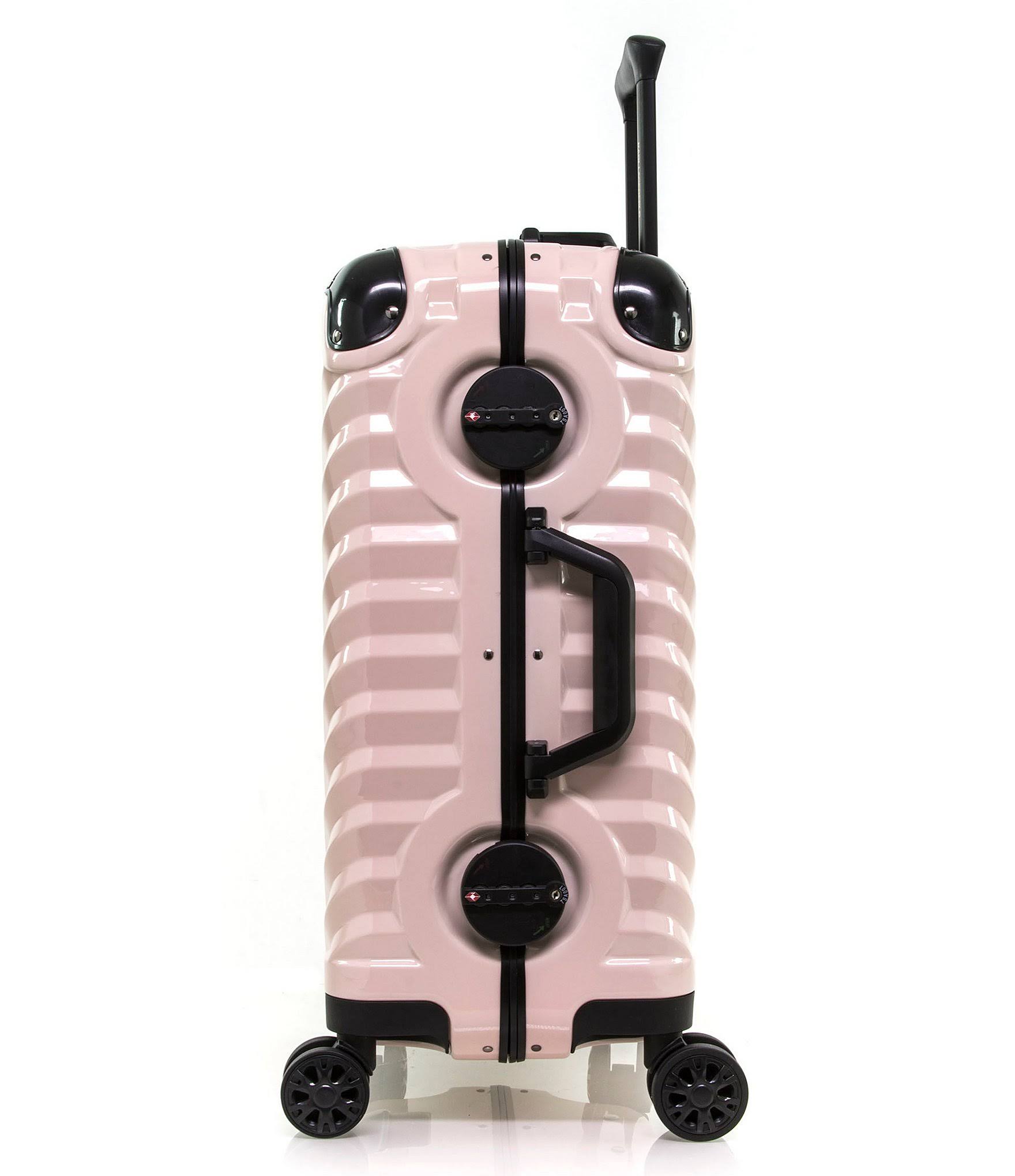Karl Lagerfeld Paris Chevron 20 Carry-On Hardside Spinner - Blush