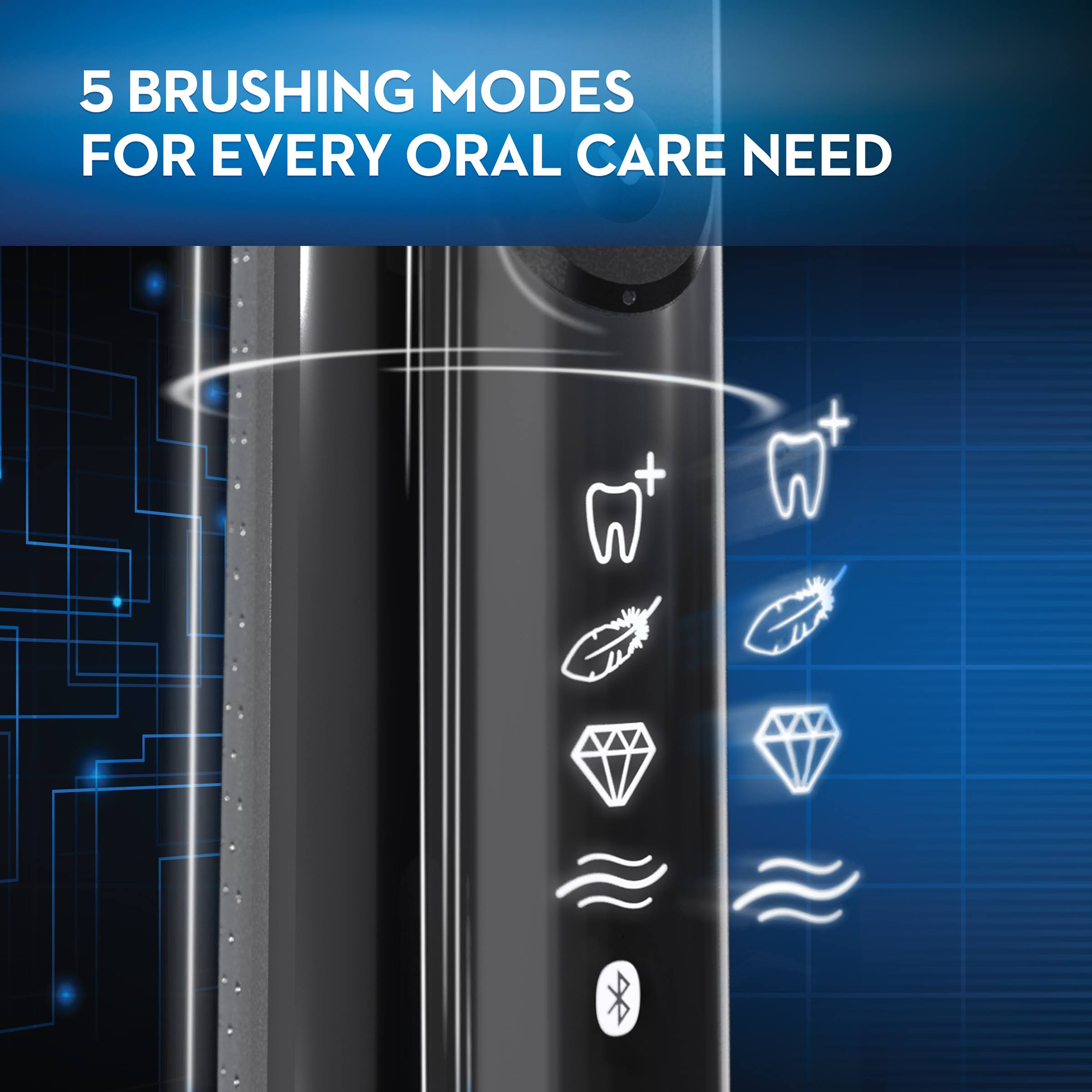 Oral-B Pro 7500 Power Rechargeable Electric Toothbrush Powered by Braun Black