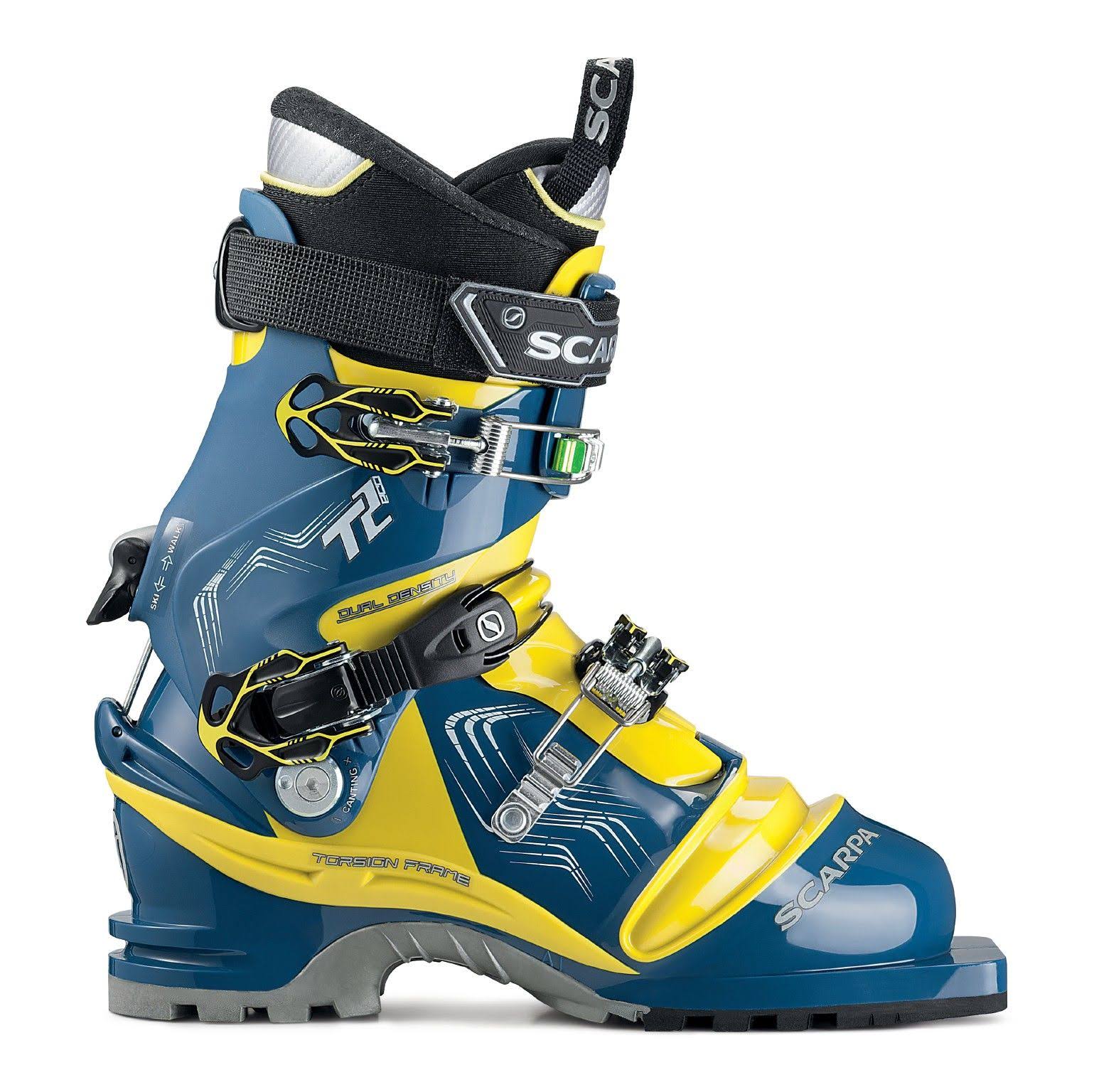 Scarpa T2 Eco - Trueblue/Acidgreen 29,5