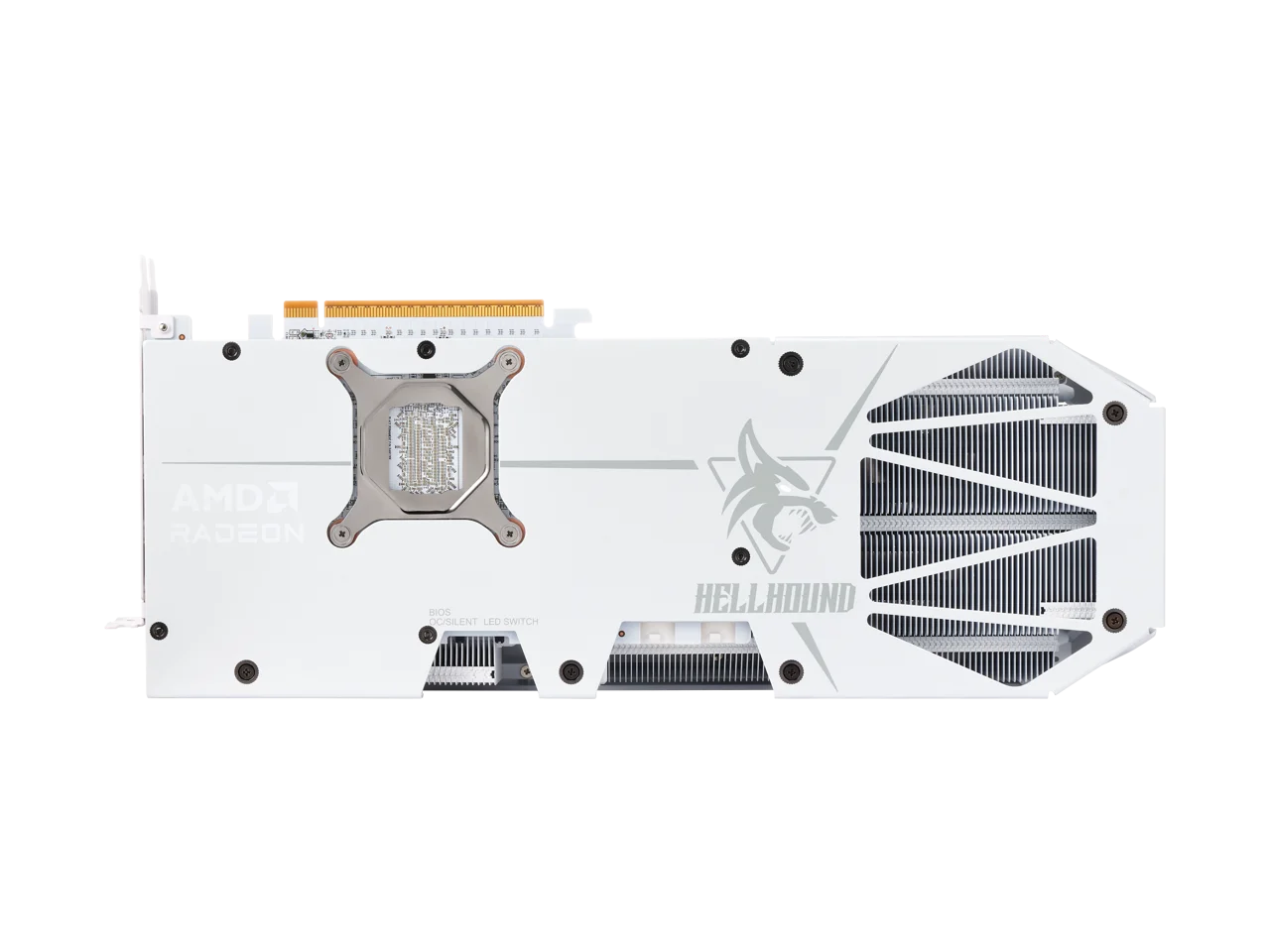 PowerColor Hellhound Radeon RX 9070 XT 16GB GDDR6 PCI Express 5.0 x16 Graphics CARD Hellhound Spectral White AMD Radeon RX 9070 XT 16GB GDDR6