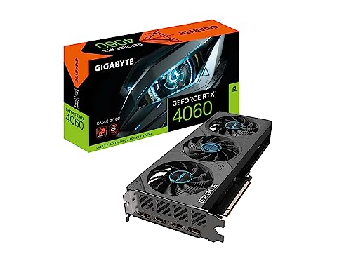 GIGABYTE GeForce RTX 5060 Gaming OC 8G Graphics Card, 8GB 128-bit GDDR7, PCIe 5.0, WINDFORCE Cooling System, GV-N5060GAMING OC-8GD Video Card