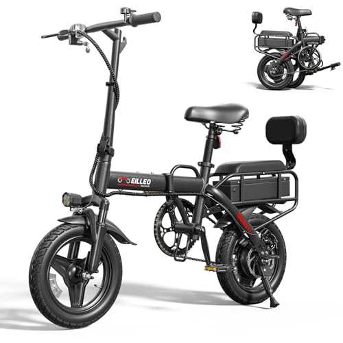 Spacewalk Folding Ebikes for Adults - H5/H5-pro with 500W Motor, 36V/48V Battery, 13.7 MPH/15 MPH, 35 Miles/37 Miles PAS Range