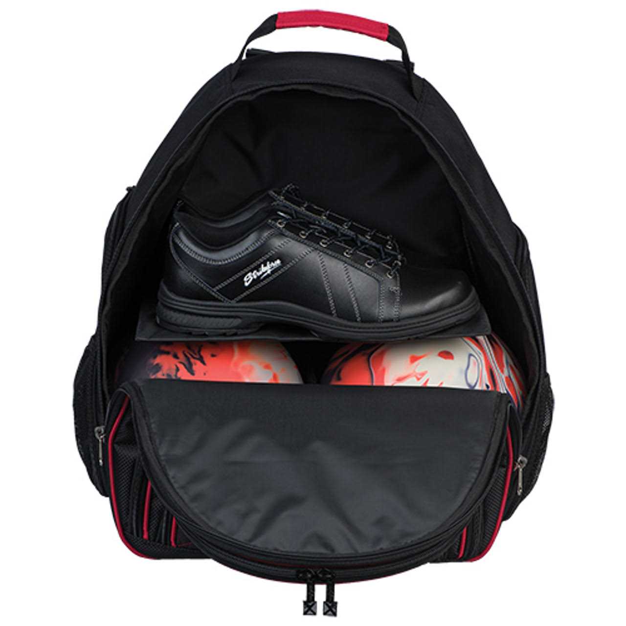 KR Strikeforce Royal Flush Deuce 2 Ball Backpack Black/Red - Sports Supplies Online Store