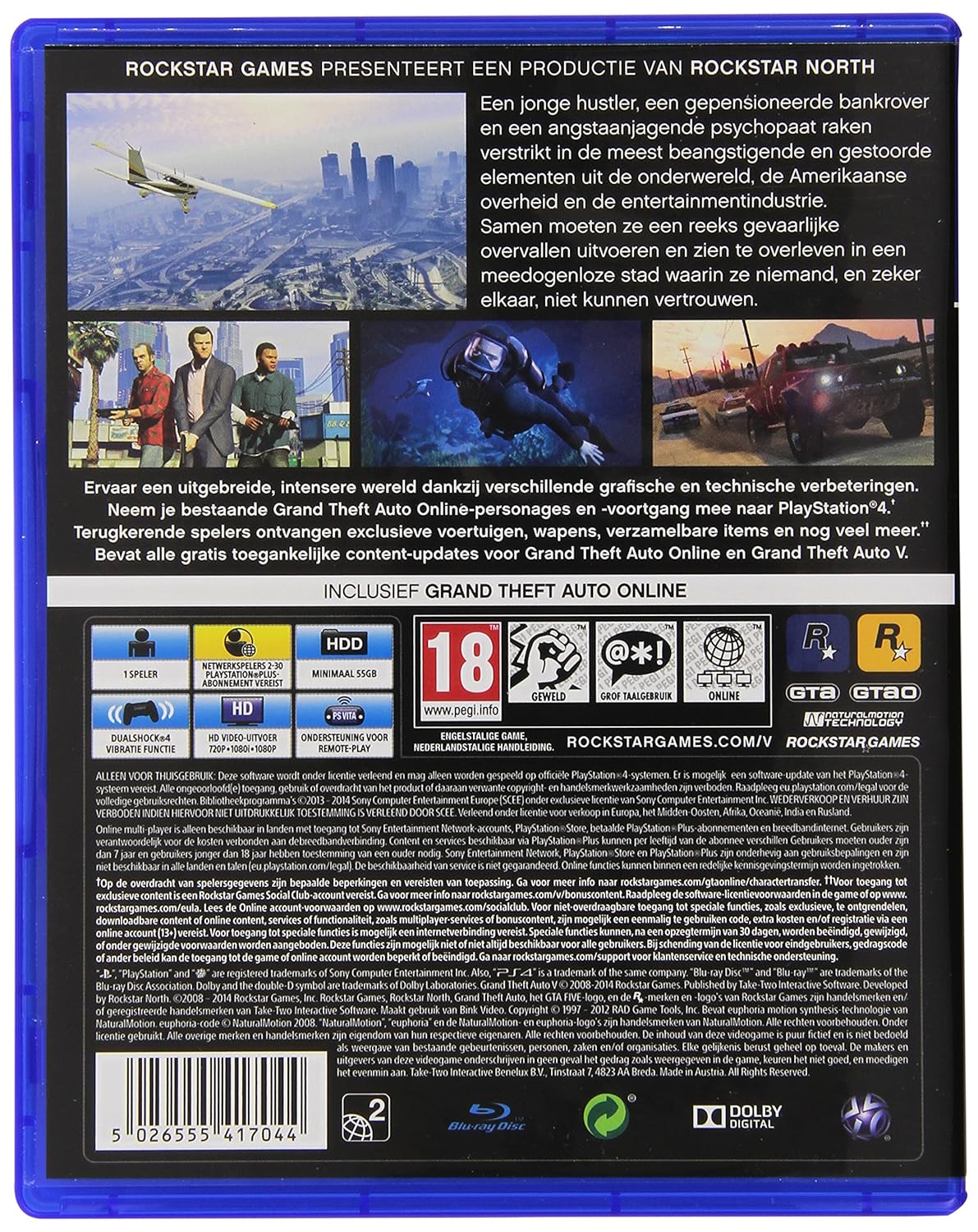 Grand Theft Auto 5 PS4 - PlayStation 4 ( GTA V Ps4)