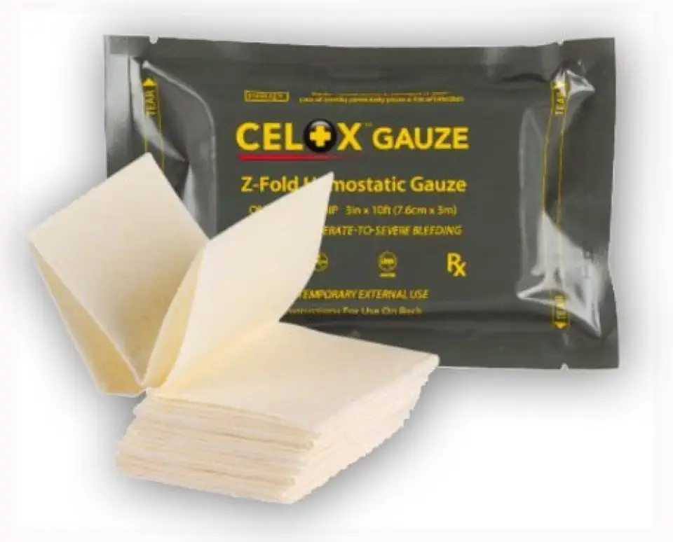 Celox™ Z-Fold Gauze, 10 Ft - Kansas Nuitrition - HNZSDS