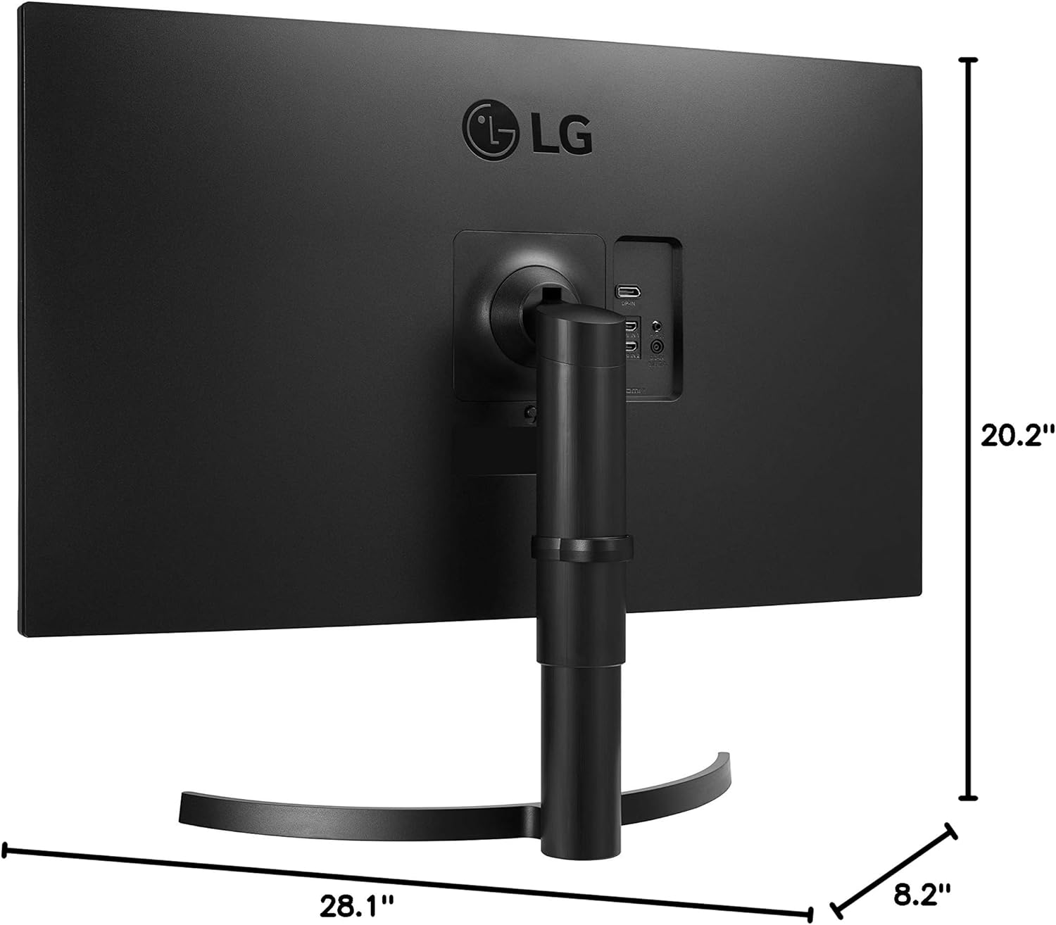 LG 32QN650-B 32-inch QHD (2560 x 1440) Computer Monitor, IPS, sRGB 99%, HDR10, AMD FreeSync, 75Hz, HDMI, DisplayPort, 3-Side Borderless Design