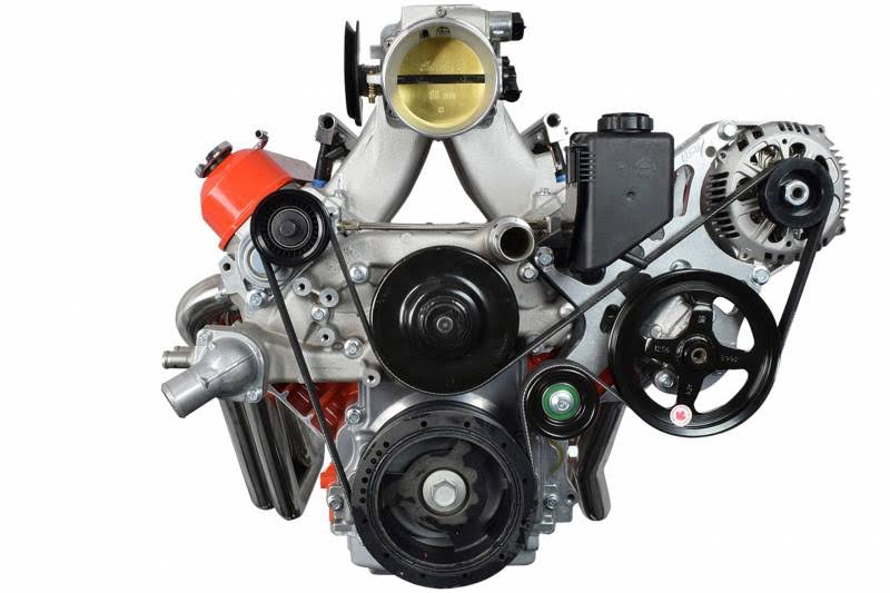 ICT Billet 551521X-1 - LS Corvette - Alternator / Power Steering Pump Bracket Kit