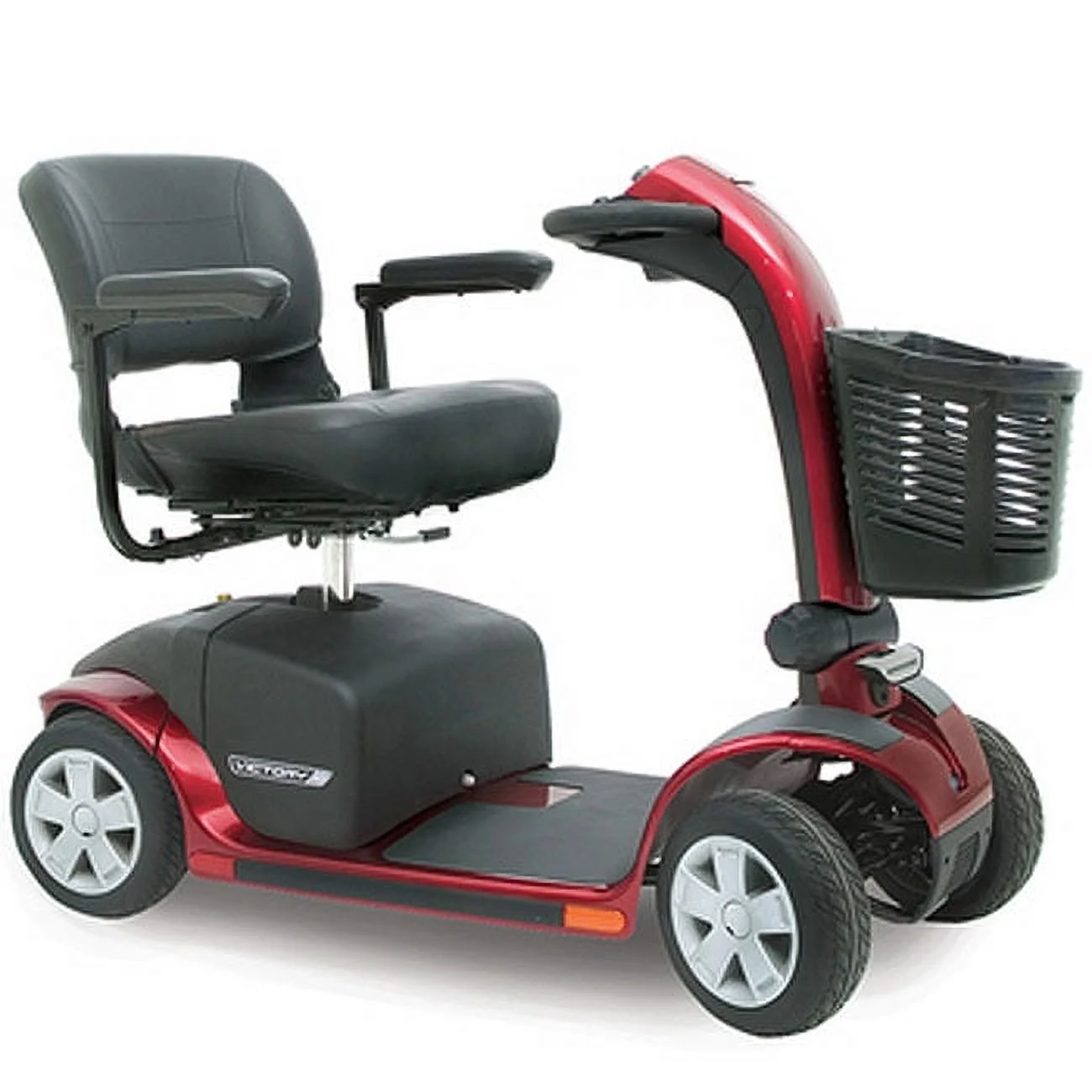Pride Mobility SC710P Victory 10 4-Wheel Electric Scooter - Candy Apple RedFDA Class II Medical Device