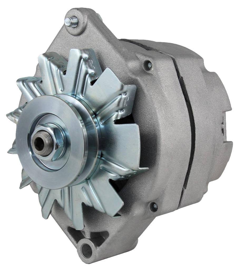 Rareelectrical New Delco Type Single 1 One Wire Self Energizing SE Alternator Fits 12 Volt 63 Amp