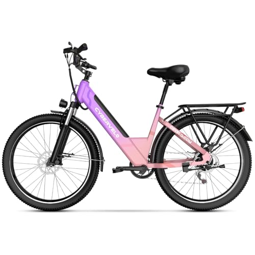 26“ Electric Bike for Adult,1000W Peak, up 80 Miles Removable Battery Ebike,Adult Electric Bicycles for All Terrain,Men Women E Bike, 7-Speed