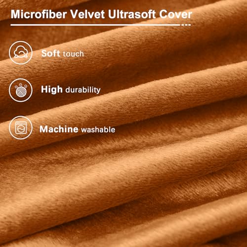 Bean Bag Chairs for Adults - Giant Bean Bag Chair Convertible Bean Bag Bed - Beanbag Chair with Micro Fiber Cover/Furniture Foam Filler