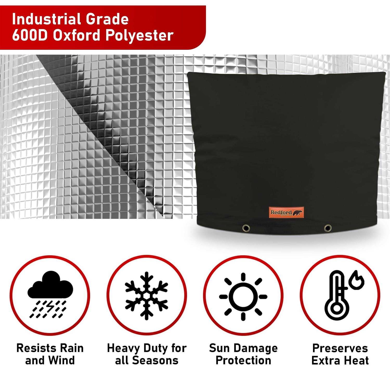 Redford Supply Co. Cold Snap Double Wall Cotton Backflow Preventer Insulation Cover - Shop Hardware Tools Online Store
