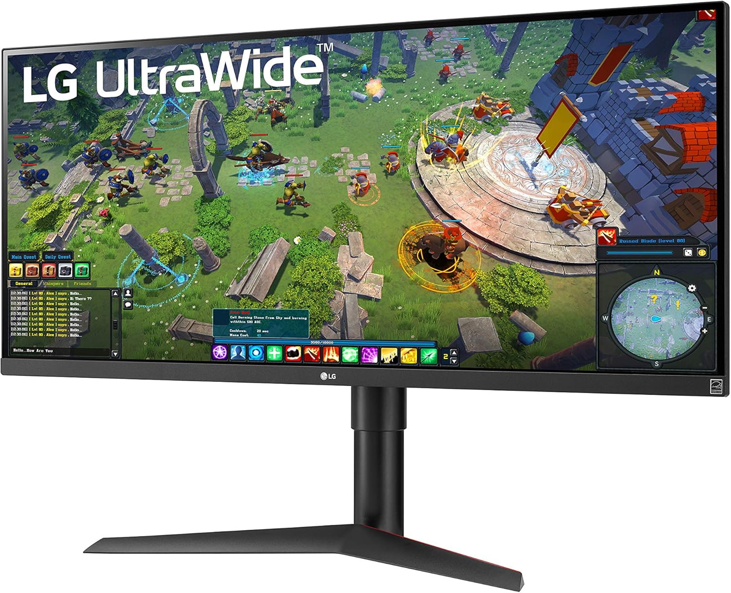 LG 34WP65G-B 34-inch FHD (2560 x 1080) UltraWide Computer Monitor, IPS, VESA DisplayHDR 400, HDR10, 75Hz, AMD FreeSync, HDMI, DisplayPort, USB Type-C