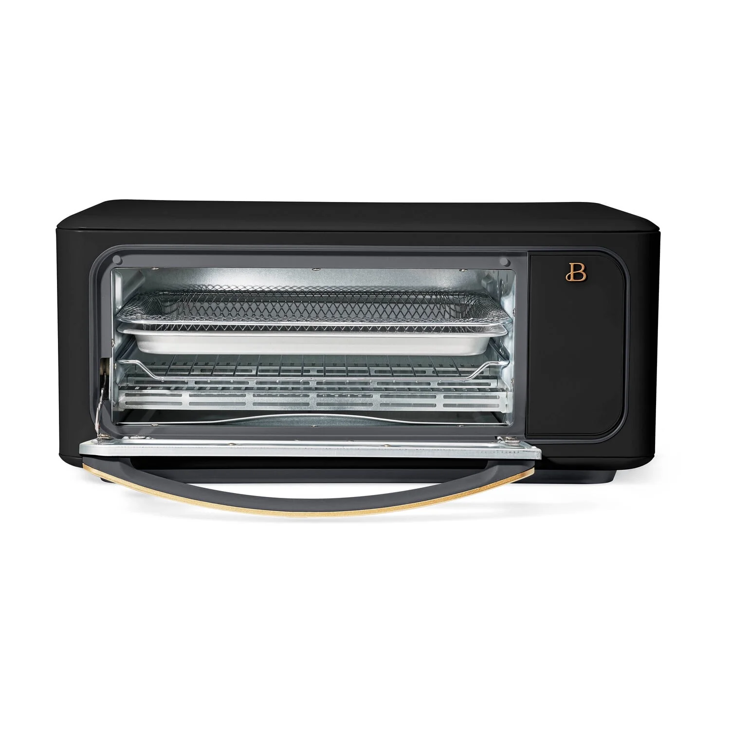 Beautiful Infrared Air Fry Toaster Oven, 9-Slice, 1800 W, Black Sesame by Drew Barrymore